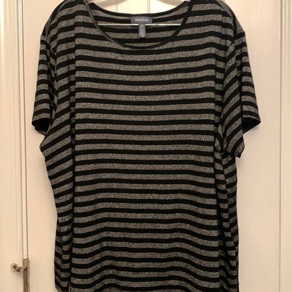 ModCloth sparkly stripe t-shirt
